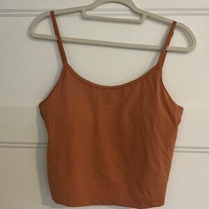 Orange kortni jean swim top size large
